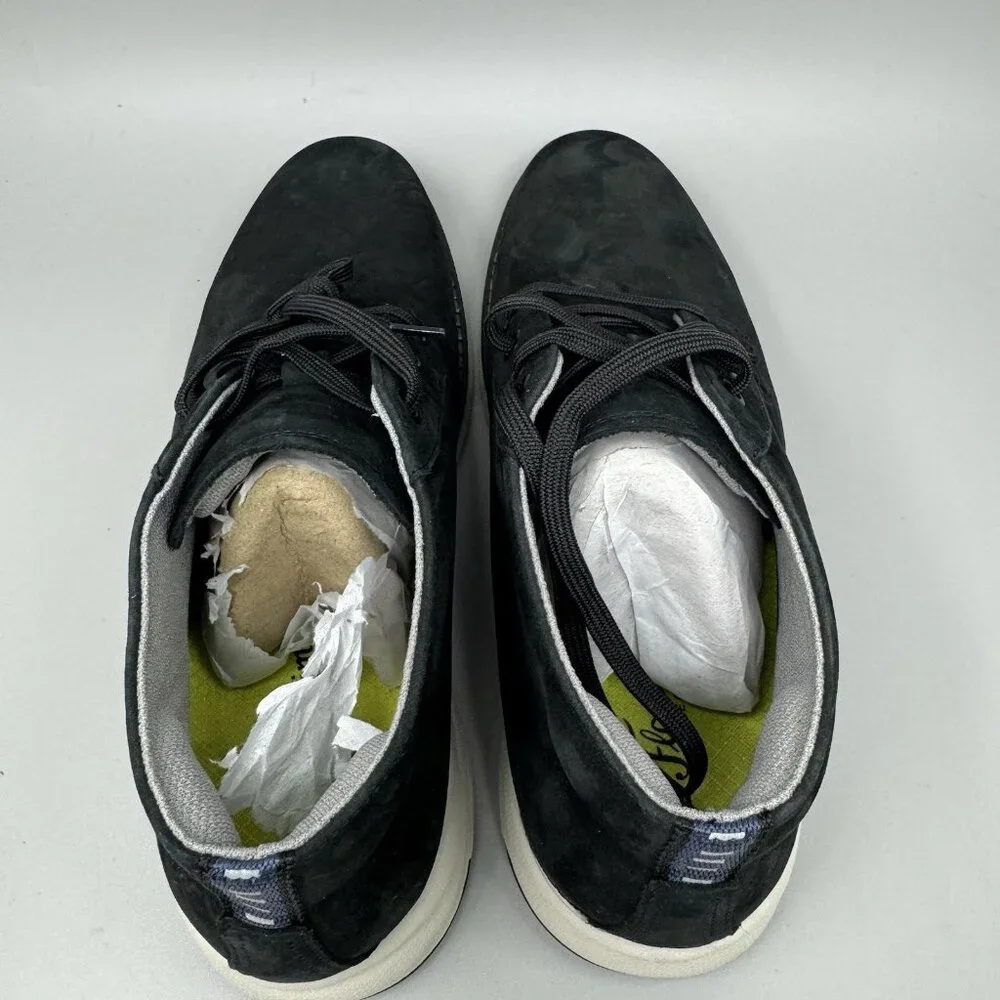 Florsheim Mens Frenzi Black Lace-Up Chukka Boots 8M New